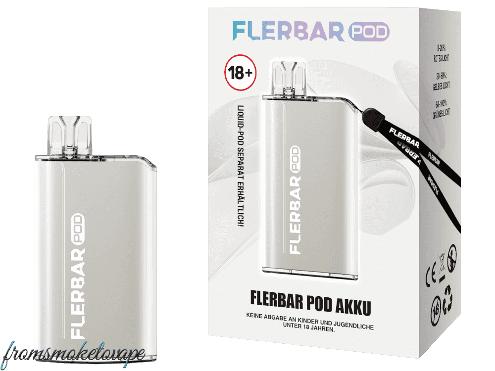 Grau Flerbar Akku 500 mAh E-Zigarette