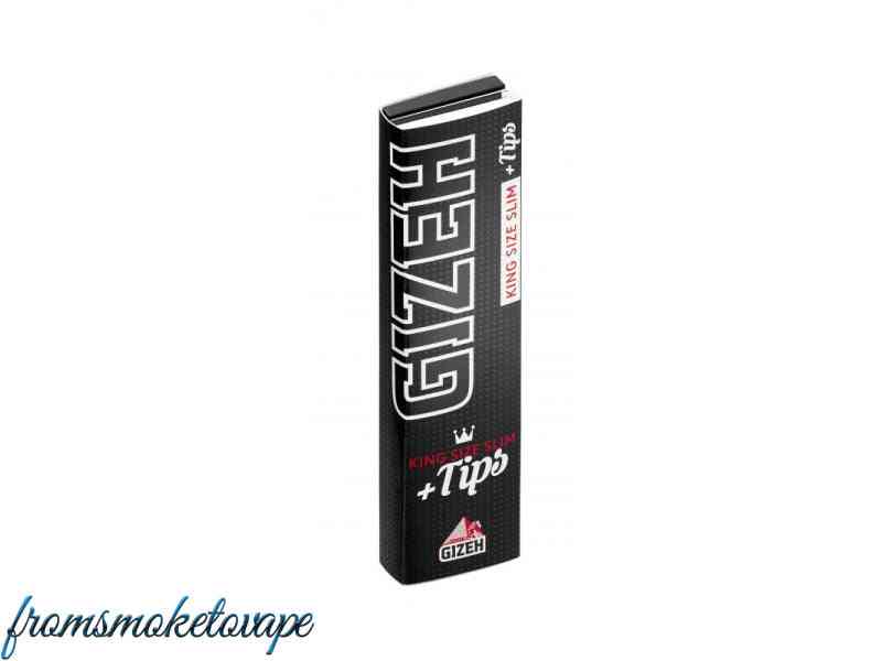 Gizeh Black King Size Slim Packung mit Tips
