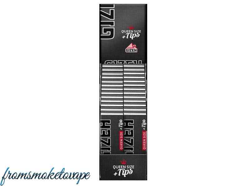 Gizeh Black Queen Size + Tips, 26 Hefte