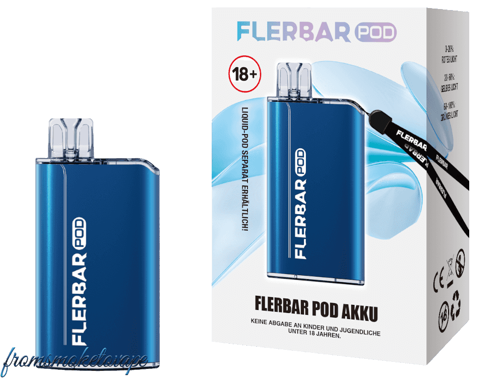 Blau - Flerbar Akku 500 mAh E-Zigarette