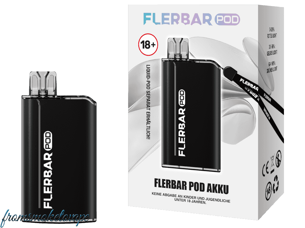 Schwarz Flerbar Akku 500 mAh E-Zigarette
