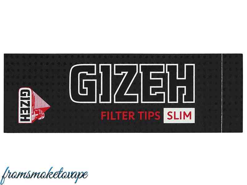 Gizeh Black Filter Tips Slim Packung, 35 Blättchen